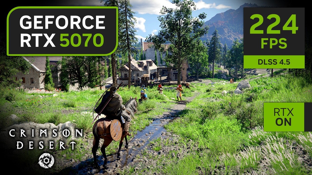 RTX 5070 on Crimson Desert | 1080p, 1440p, 4K, Ray Tracing and DLSS 4.5 ...