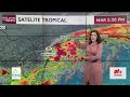 Houston bajo vigilancia por tormenta tropical: meteoróloga explica trayectoria de las próximas horas