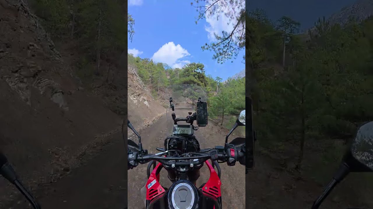 UYUZSUYU ŞELALESİNE GİDEN DAĞ YOLU