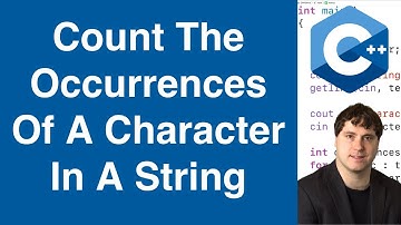 Tel het aantal keren dat een teken in een string voorkomt | C++-voorbeeld
