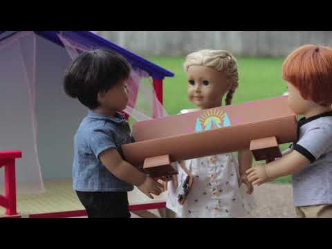 Sophie Claire S Pool Party Plan American Girl Doll Stopmotion 