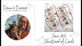 June 2024 SheetLoad of Cards | Donut Fun