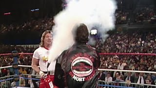 'Rowdy' Roddy Piper cools off Morton Downey Jr.: WrestleMania V