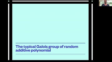 Lior Bary-Soroker: Random additive polynomials (NTWS 174)