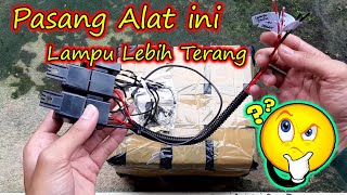 Pasang Alat ini Lampu Jadi Lebih Terang ⁉️Segala Jenis Motor CB GL 100 Tiger Mp Ninja Supra Daymaker