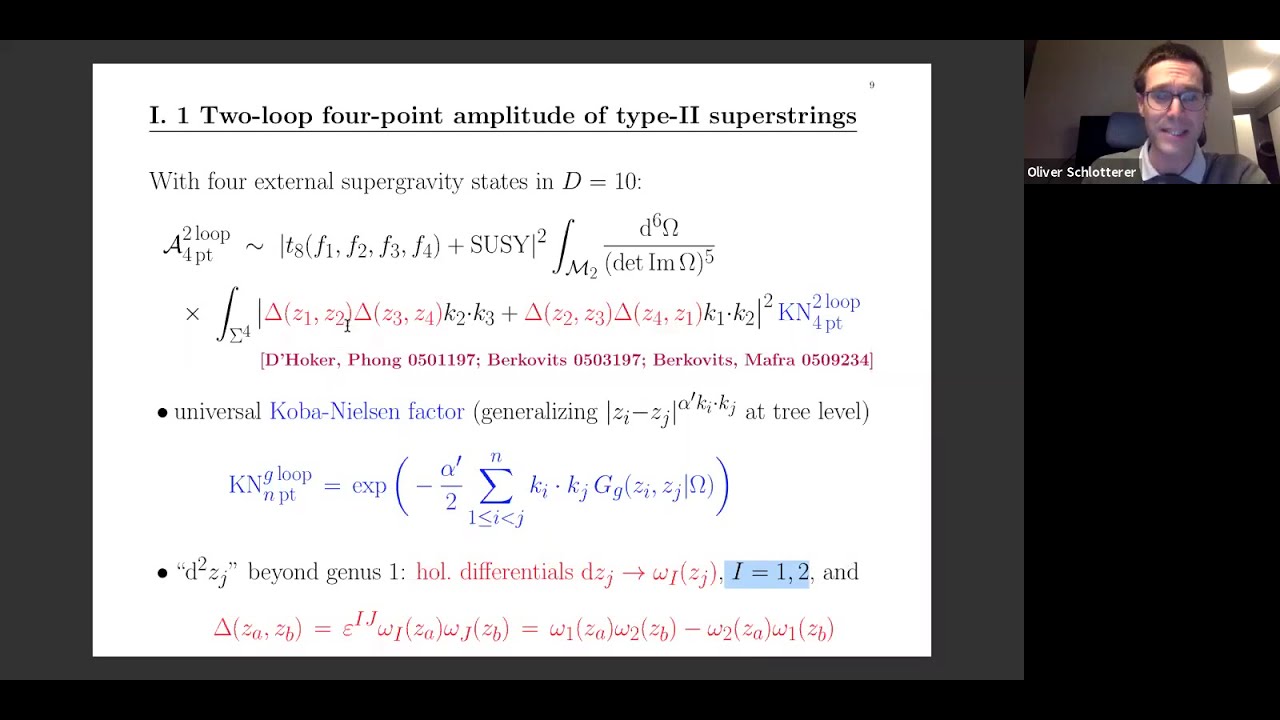 Two-loop five-point amplitudes in string and field theory, Oliver ...
