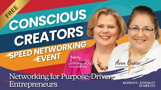 Conscious Creators Speed Networking Event 12/29/2025