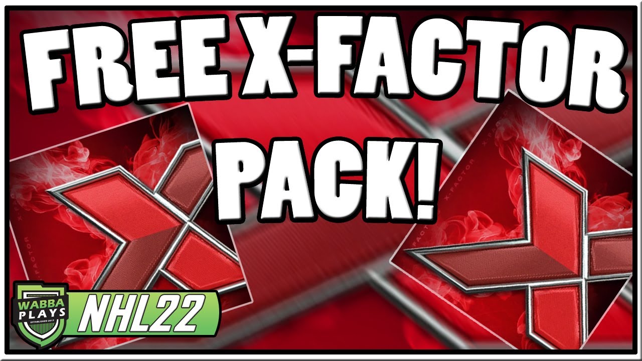 FASTEST AND EASIEST WAY TO GET FREE X-FACTOR PACK IN NHL22 