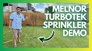 How to Use the Melnor TurboTek Oscillating Sprinkler