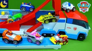 Paw Patrol Diecast Cars Toys Collection NEW Transforming Paw Patroller Bus Marshall Fire Truck Toys