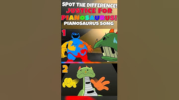 JUSTICE FOR PIANOSAURUS! (Pianosaurus Theme Song) Poppy Playtime Piano VS Doey Spot The Difference 🔫