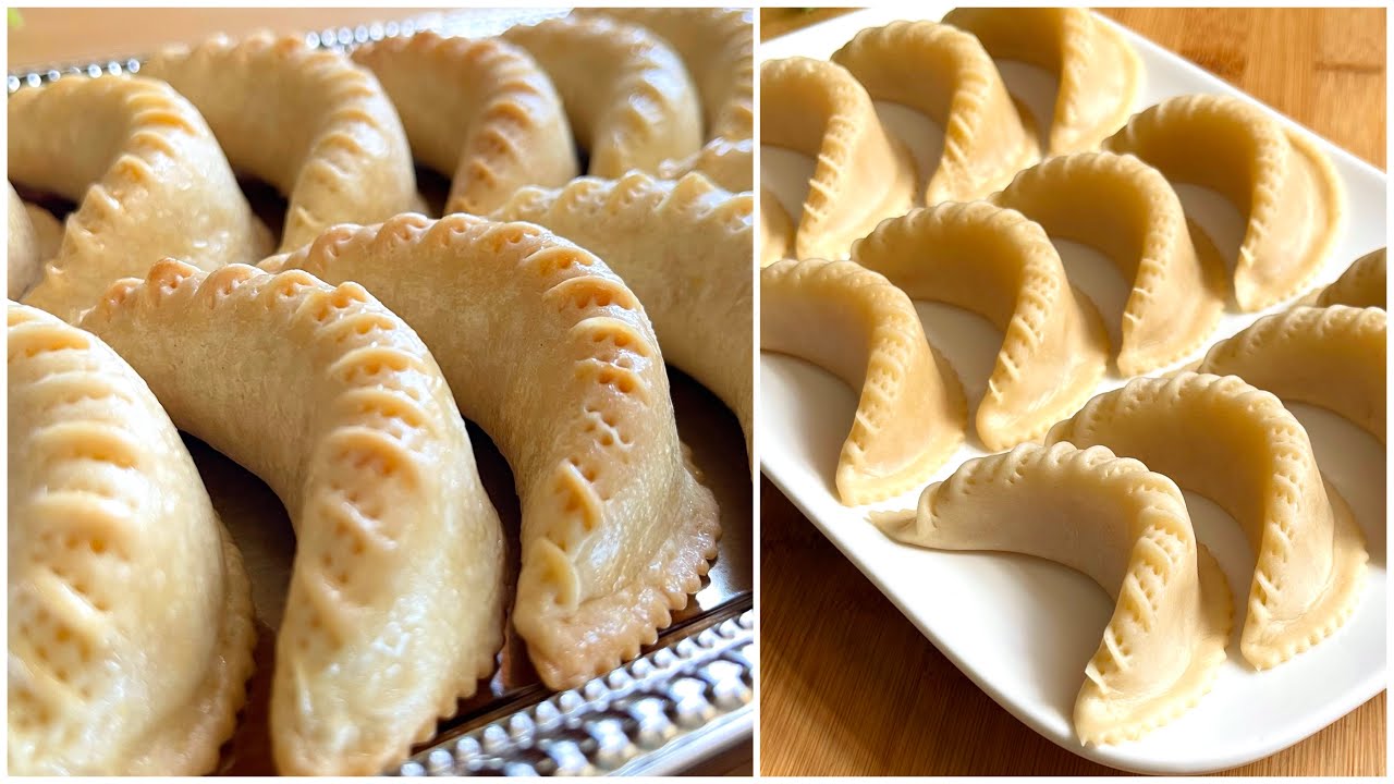 Almond cookies / Cornes de  gazelle / كعب الغزال