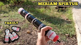 How to Make a Spirtus Cannon From a Yakult Bottle | Simple Basoka Cannon