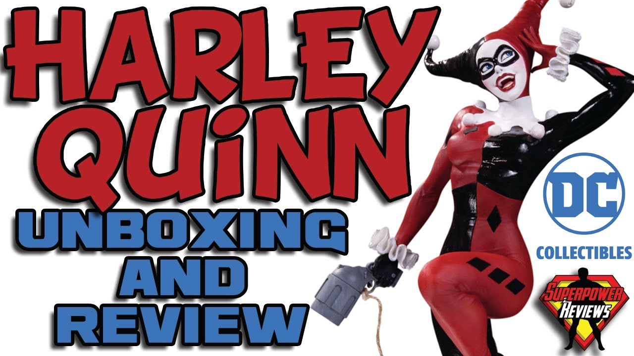 DC Cover Girls HARLEY QUINN Statue Unboxing and Review!