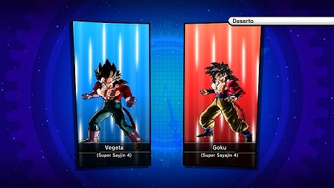 Vegeta SSJ4 vs  Goku SSJ4 (Xenoverse) - DBZ TTT MOD