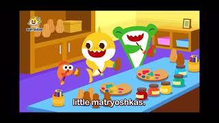 Colorful Matryoshka Doll | Sing with Baby Shark | Hidi TV songs for kids