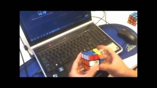 [a small kitten] CFOP sub 20 Average Demonstration