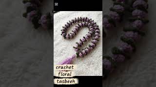 cruchet floral tasbeeh #trending #crochet #diykeychain #reels #handmade #handmadeseller #handmade