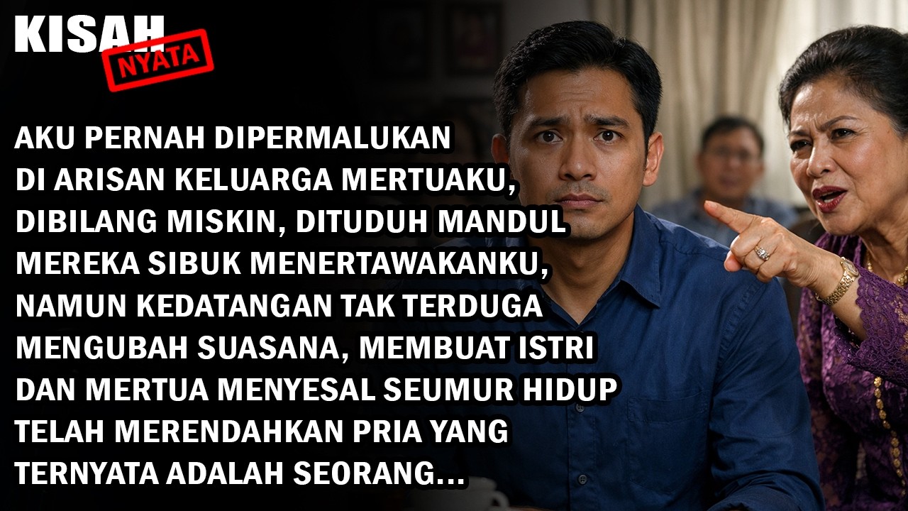 SUAMI DIHINA MANDUL DI ACARA ARISAN MEWAH, NAMUN DALAM HITUNGAN MENIT SUASANA BERUBAH MEREKA NYESEL!