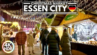 🇩🇪 Christmas Markets of Essen, Germany in 2023 - 4K HDR 60fps Walking Tour🎄