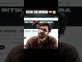 Ritik Sir Words ❤️🩹🥹 #class10th #shorts #foryou #trending