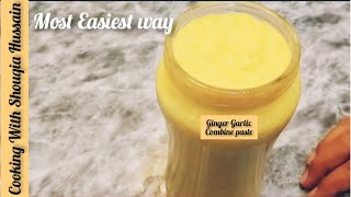 How to store Ginger,Garlic Paste  for 6 monthsبکرا عید سپییشل/ ادرک،لہسن کو محفوظ کرنے کا اسان طریقہ