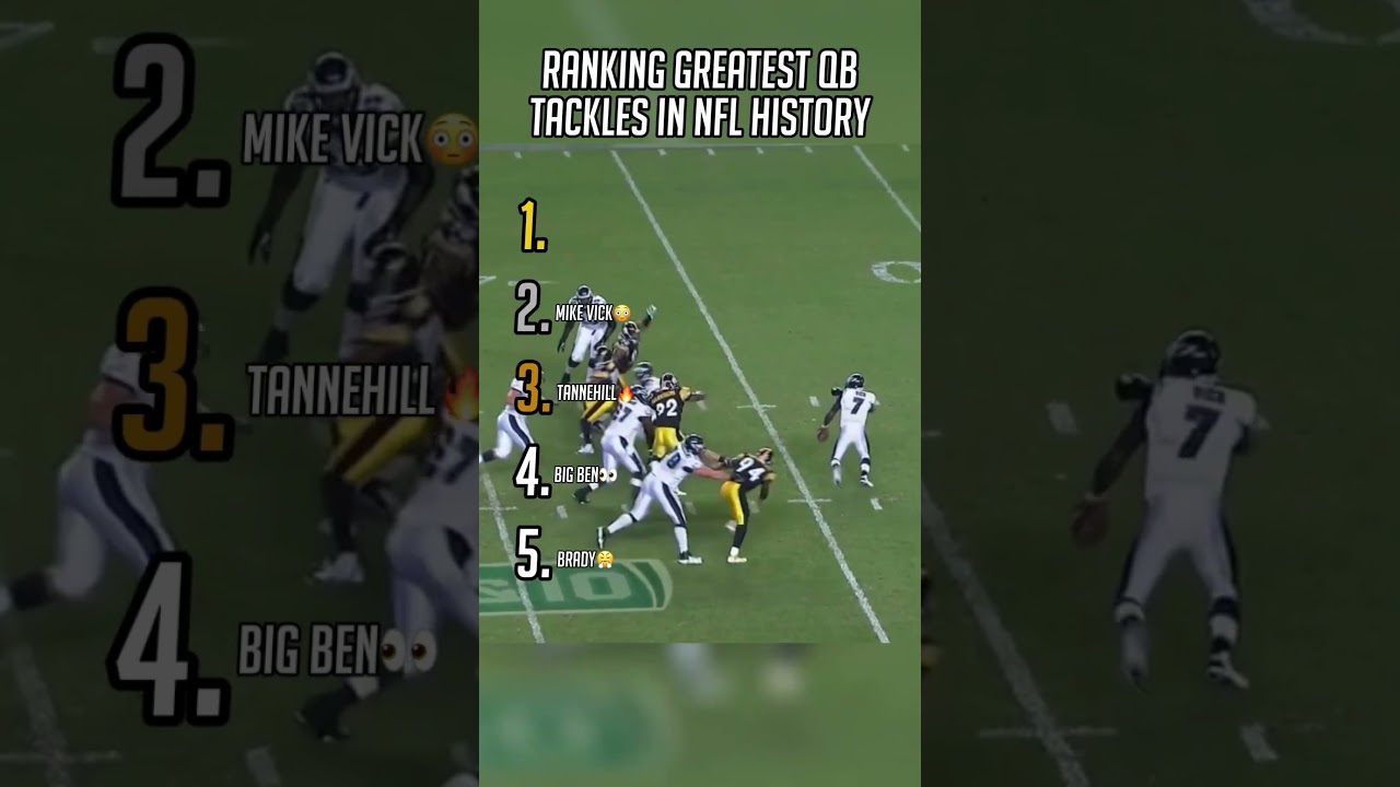 Ranking Greatest QB Tackles in NFL History #shorts
