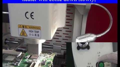 ZM-R6200 semi-automatic BGA rework station with precise optical alignment system