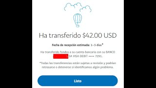 Retirar dinero de PayPal en honduras