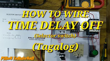 Time DELAY OFF control (Tagalog) (#03) pinoy teknisyan