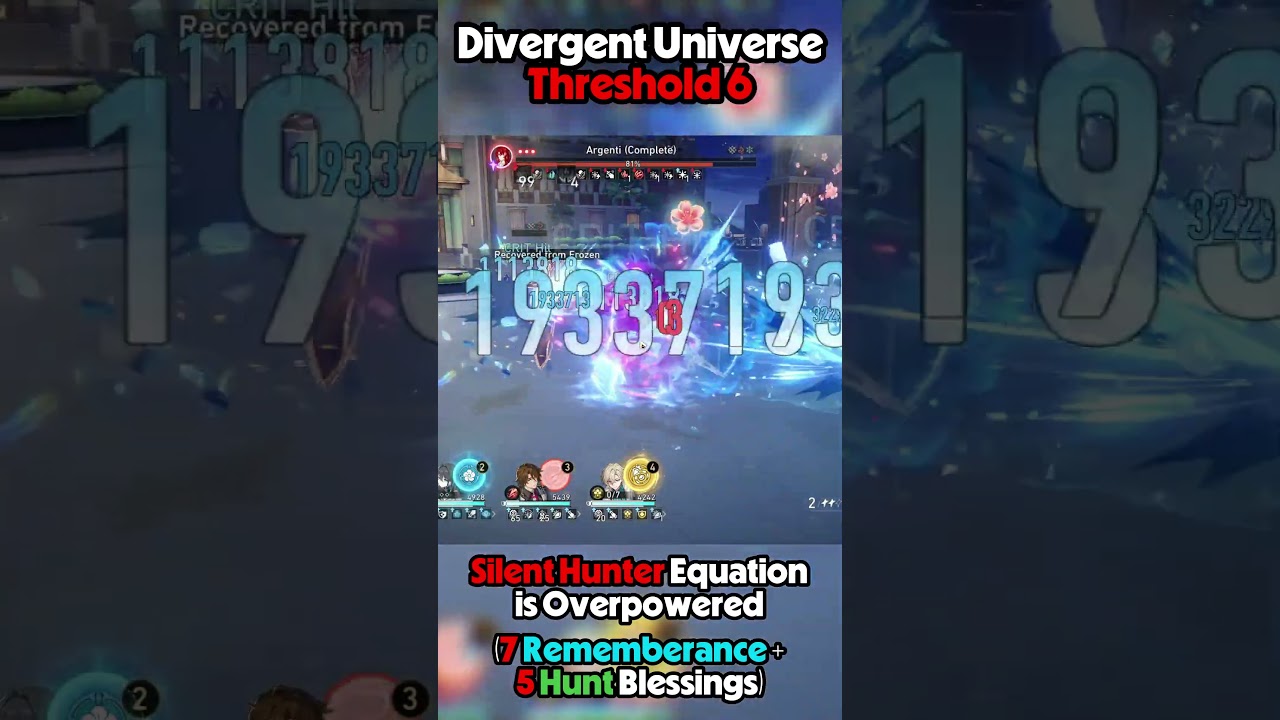 Silent Hunter Divergent Universe Threshold Protocol 6 | Honkai Star Rail 