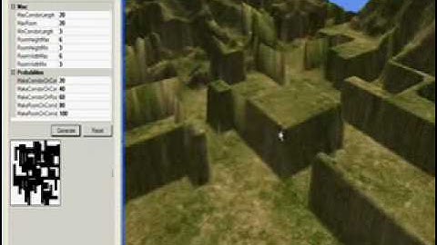 XNA Height Map Terrain Lanscape Generator