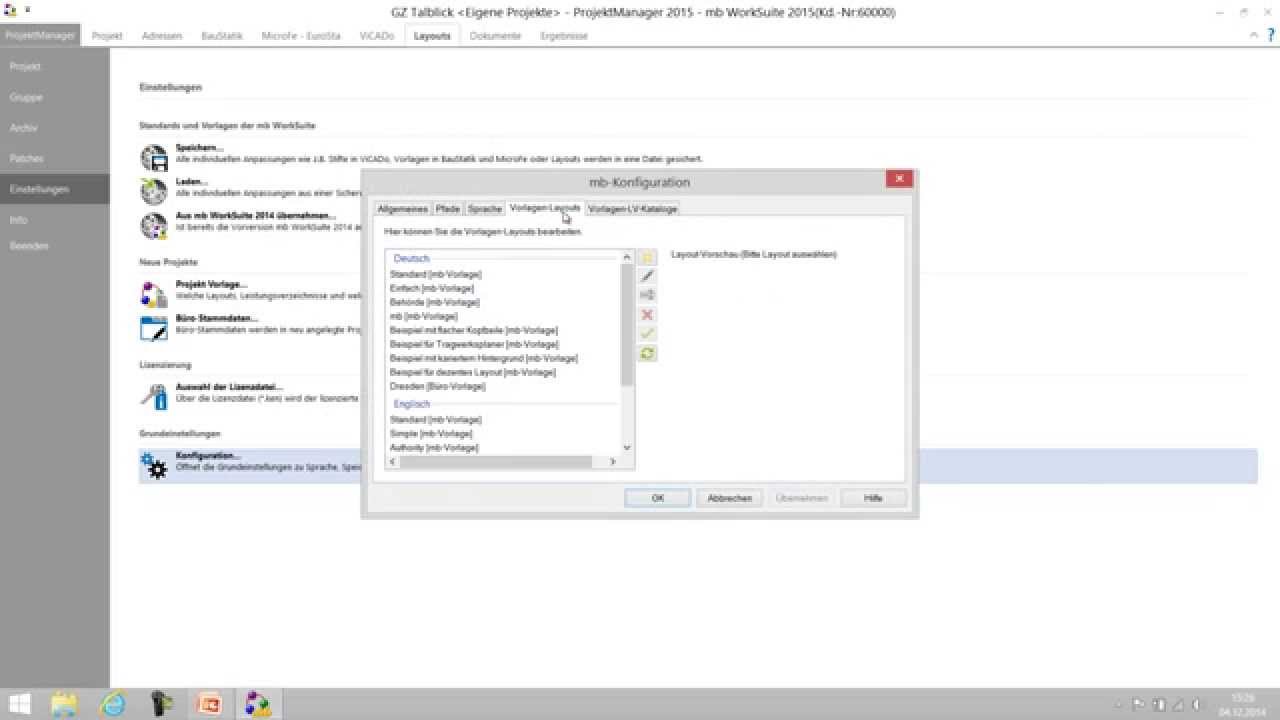 Ein eigenes Layout erstellen, Teil 5/5: Projekt- und Standard-Layout