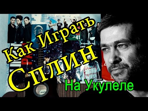 Как Играть 'Сплин (Александр Васильев) - Выхода Нет' Урок На Укулеле (Для Начинающих)