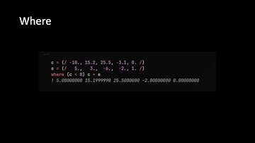 Fortran: Array Language