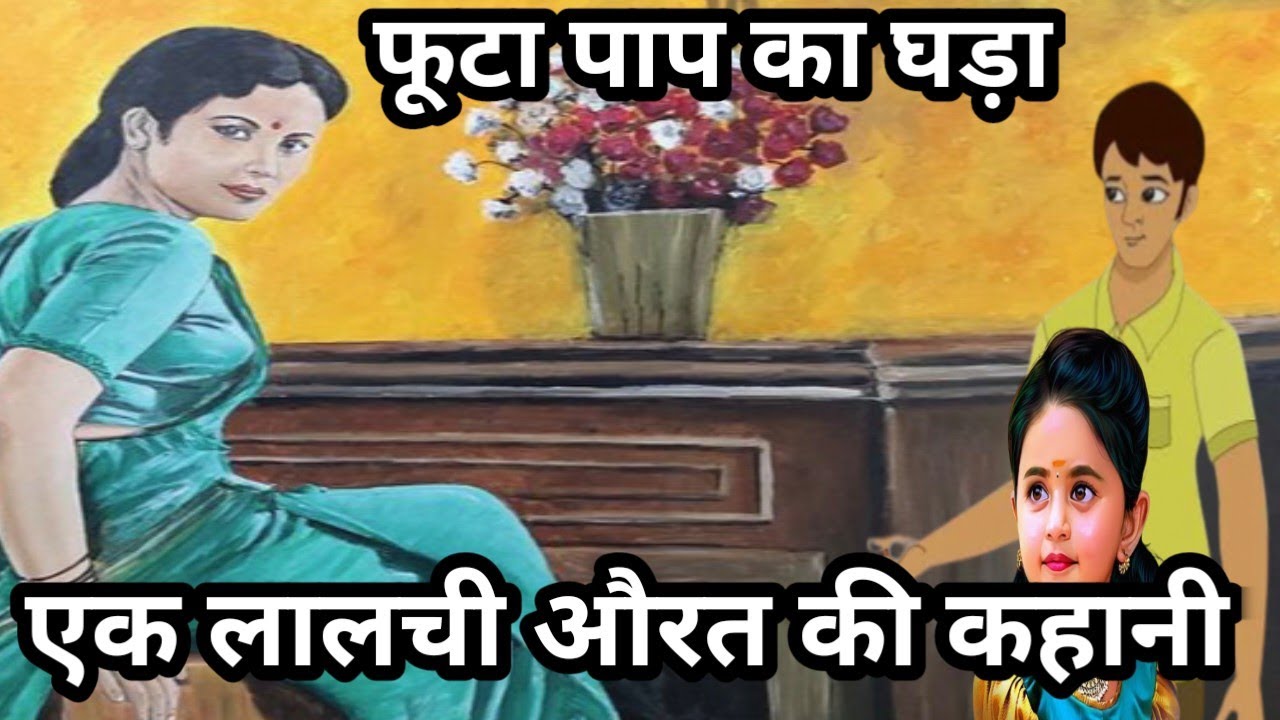 एक लालची औरत की कहानी/बच्चों ने लालची मां को सिखाया सबक//फूटा पाप का घड़ा@apni sanskriti