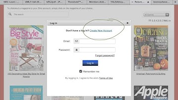 Zinio Digital Magazines Account Setup