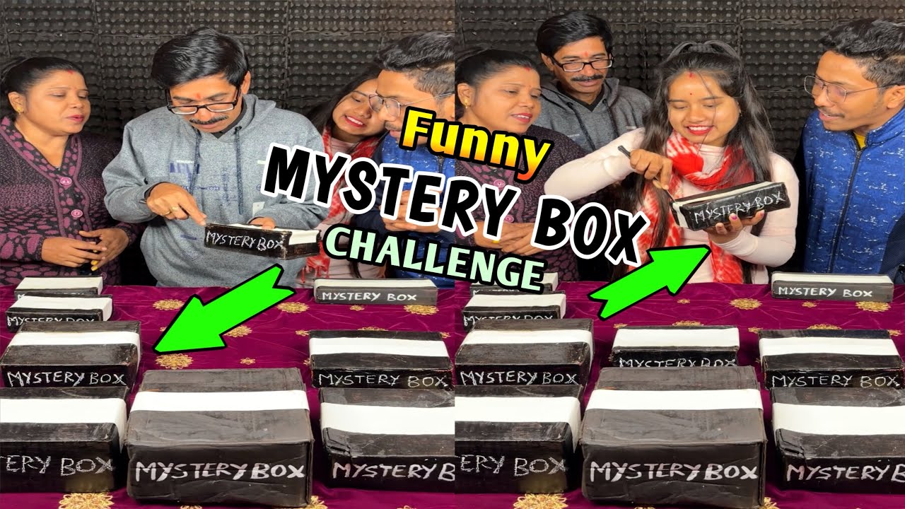Mystery Box Open By Lucky Chance Funny Challenge With Family