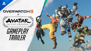 Overwatch 2 x Avatar: The Last Airbender - Gameplay Trailer | PS5 & PS4 games