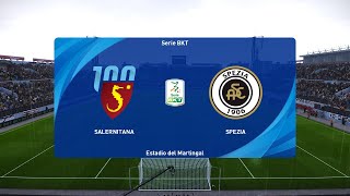 Salernitana vs Spezia (12/08/2024) Coppa Italia PES 2021