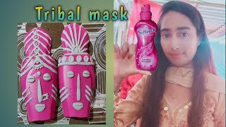 DIY tribal mask/how to use soft touch boTtle/tribal mask/ waste out of best screenshot 1