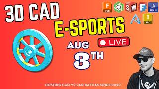 Model Monday Live AUG 3 | CAD Speed Modeling Battles, Tutorials, Tips and Tricks