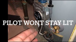 How to install replace a thermocouple in a hot water heater