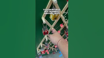 Perfect #ChristmasTrre for who with no space! #ikea #ikeafinds #vinterfind #decorwtion #christmas