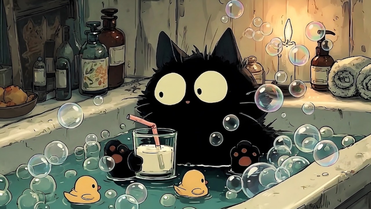 Black Cat Chill Vibes | Cat Jazz,Relax Music for Calm Mind - YouTube