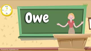How To Pronounce Owe Owe Pronunciation In English