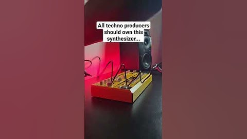 all techno producers should own this synthesizer... 🎹 #techno