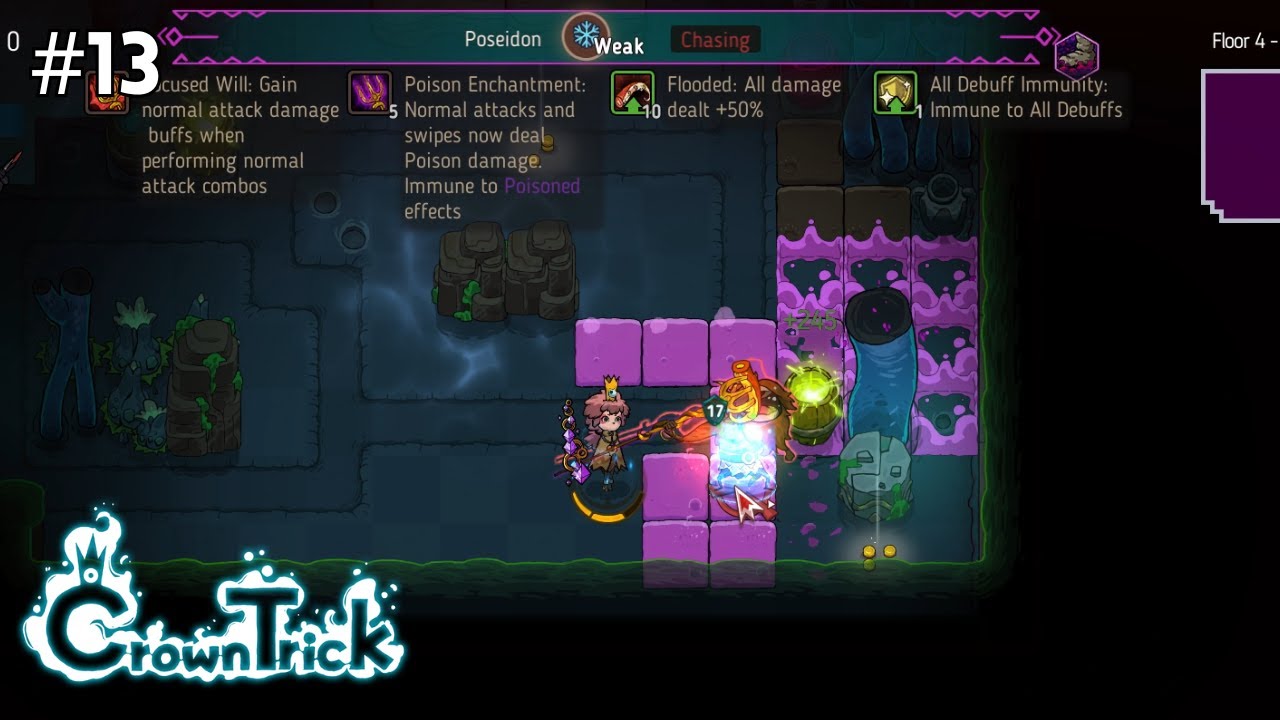 Flooded (Floor 3-4) [Day 2: Witchcraft of Fear (2nd Run)] | Crown Trick [#13]