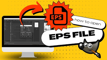 GIMP - How to Open an EPS File Easily! (Free Software)
