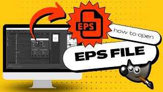 GIMP - How to Open an EPS File Easily! (Free Software) screenshot 4